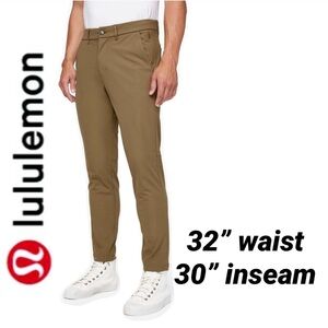 Lululemon Commission Pant Slim Warpstreme 32”Beige Artifact Commute Neutral​​